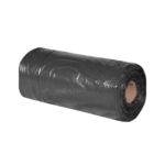 11797 - LONA PLASTICA PRETA (4M) FINA - ROLO COM 100 METROS