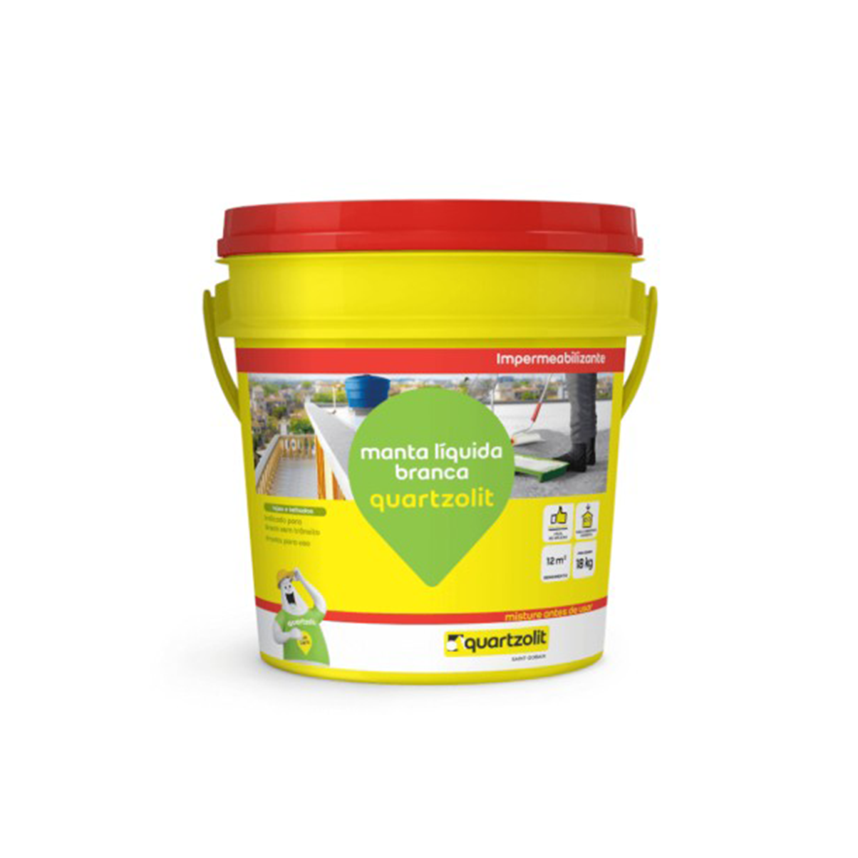 1 12699 - QUARTZ MANTA LIQUIDA BRANCA BD 18KG - Imagem 1