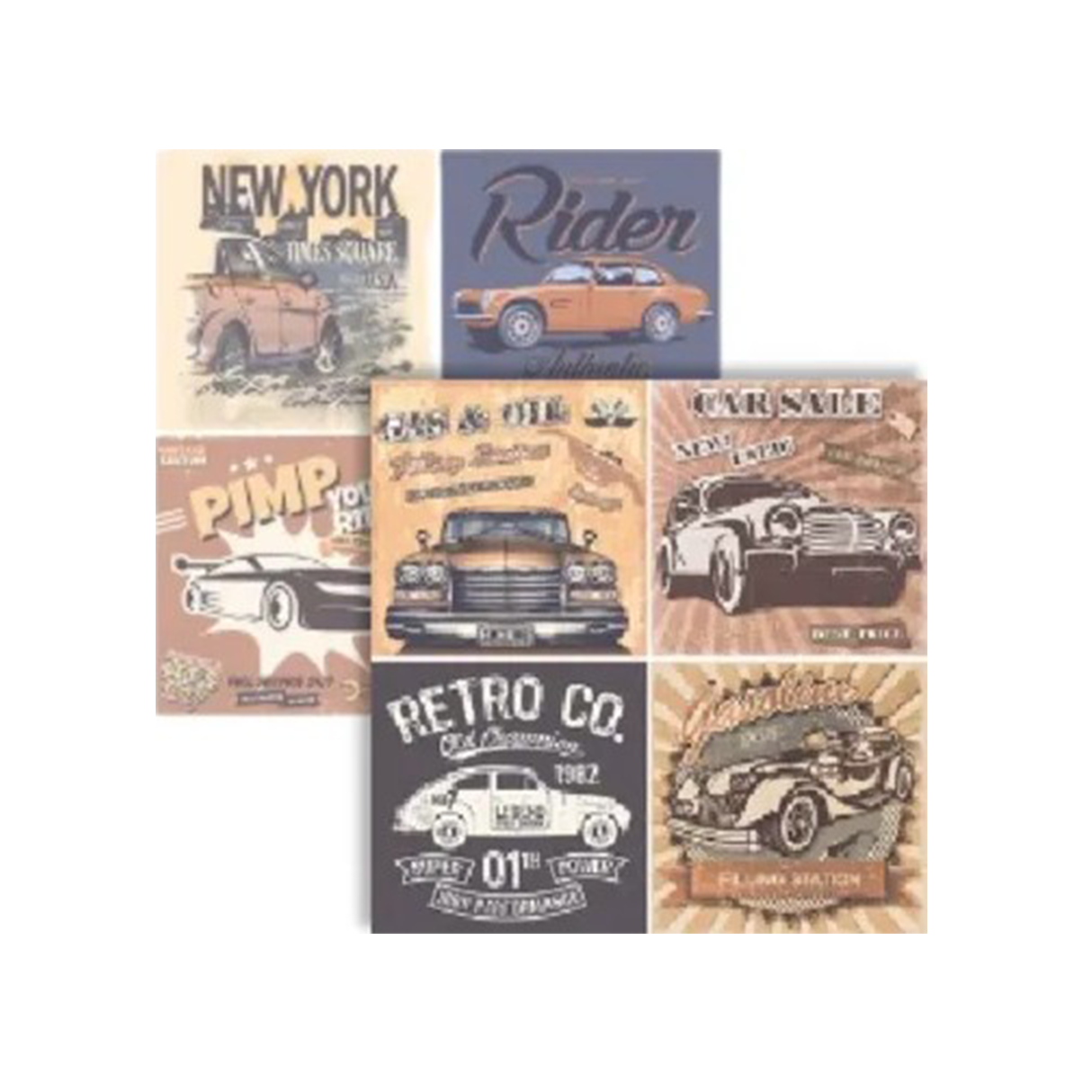 1 14803 - CERAL 20X20 QUARTER CARS ACETINADO / PECA - 1810137 - Imagem 1