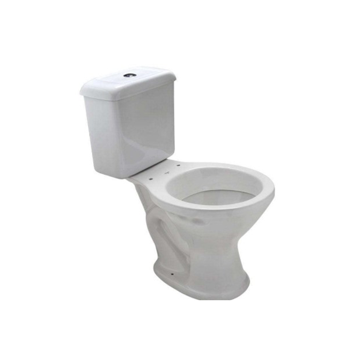 1 39966 - HERVY KIT BACIA + CAIXA ACOPLADA COLONIAL BRANCA - Imagem 1