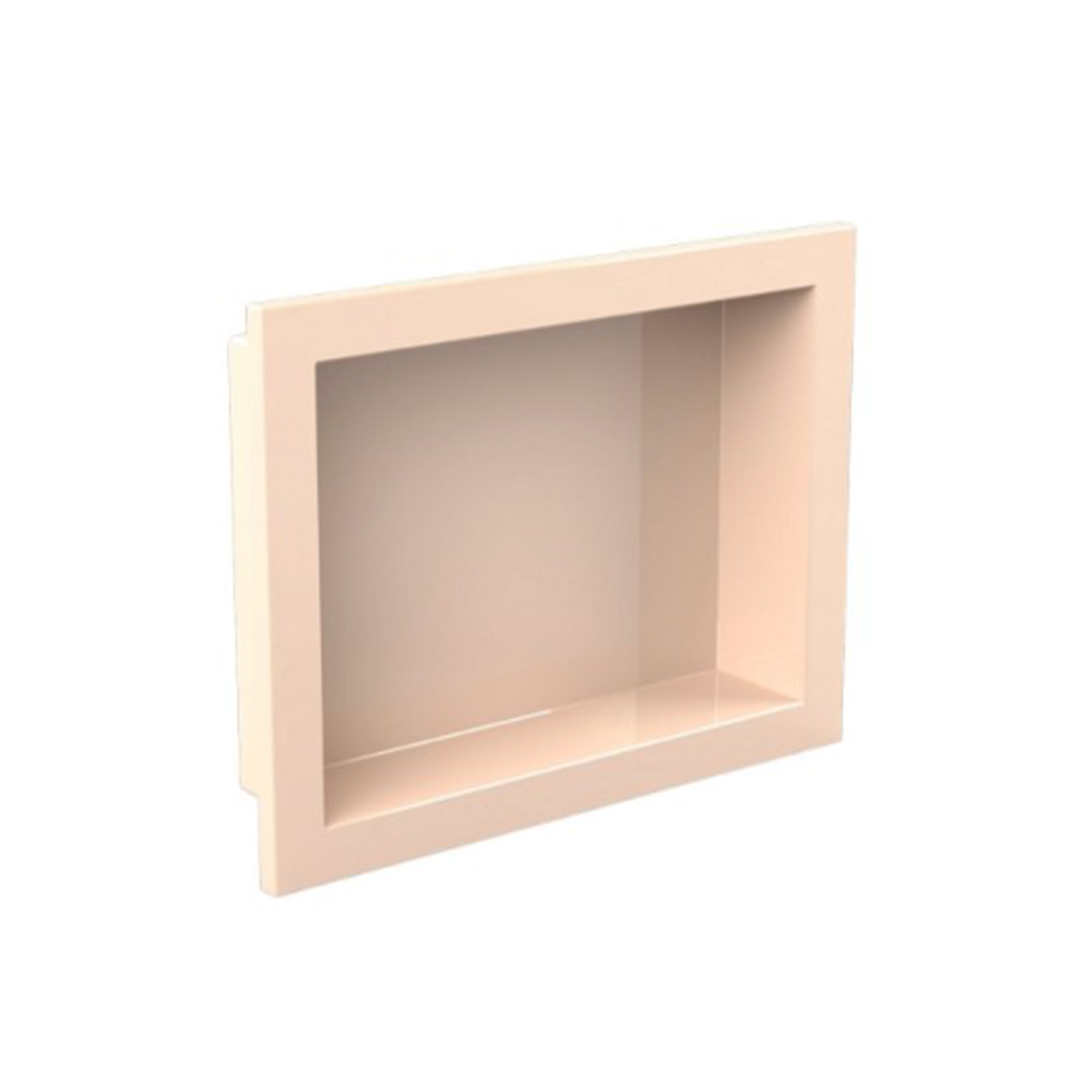 1 40257 - NICHO PLASTICO EMBUTIR 30X40 BEGE - 15302001 - Imagem 1