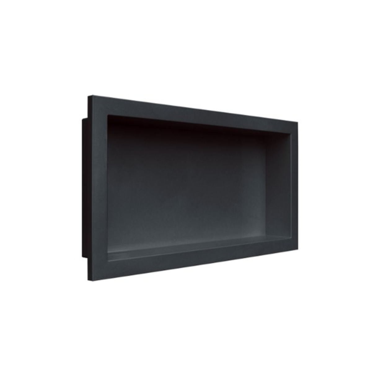 1 39265 - NICHO PLASTICO EMBUTIR 30X60 PRETO VULCANO MATTE - 15501007 - Imagem 1