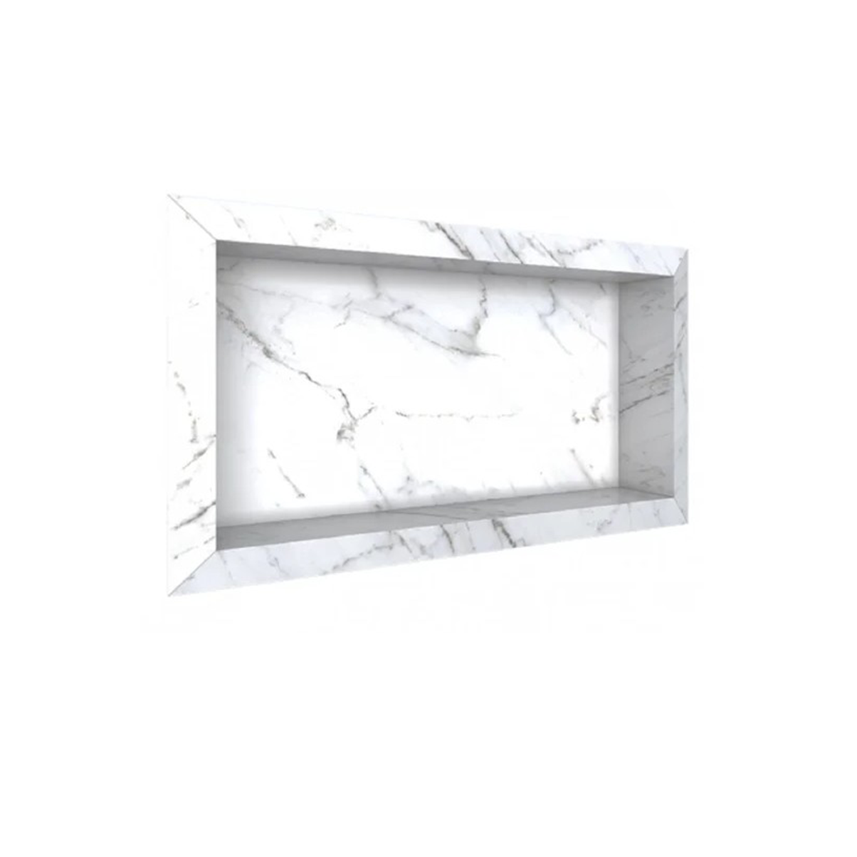 1 16396 - NICHO DIAMANTE PORCELANATO 60X30 BRANCO / COZIMAX - Imagem 1