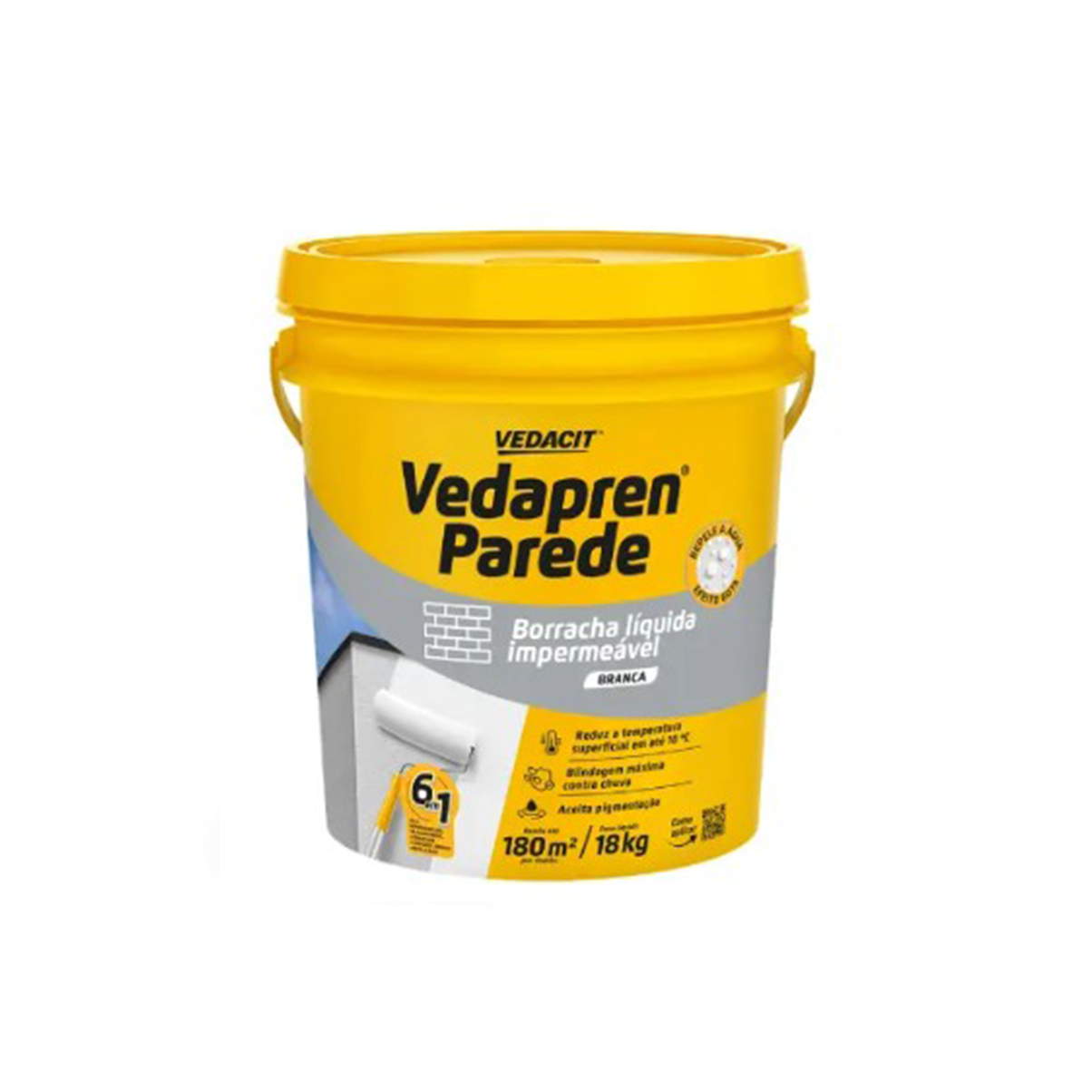 1 13165 - OTTO VEDAPREN PAREDE BRANCO BALDE 18KG - Imagem 1