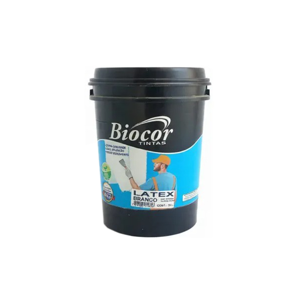 1 40443 - BIOCOR TINTAS LATEX BRANCO 18L - 01961 - Imagem 1