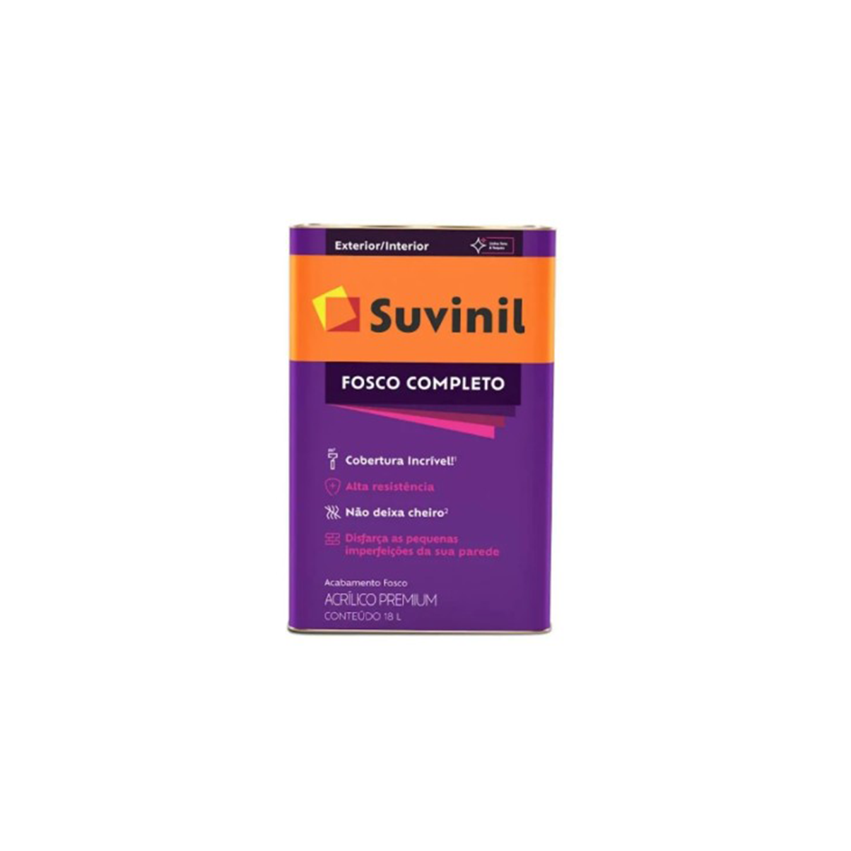 11 40779 - SUVINIL ACR. PREMIUM TOQUE FOSCO COMPLETO BCO NEVE 18L - Imagem 1