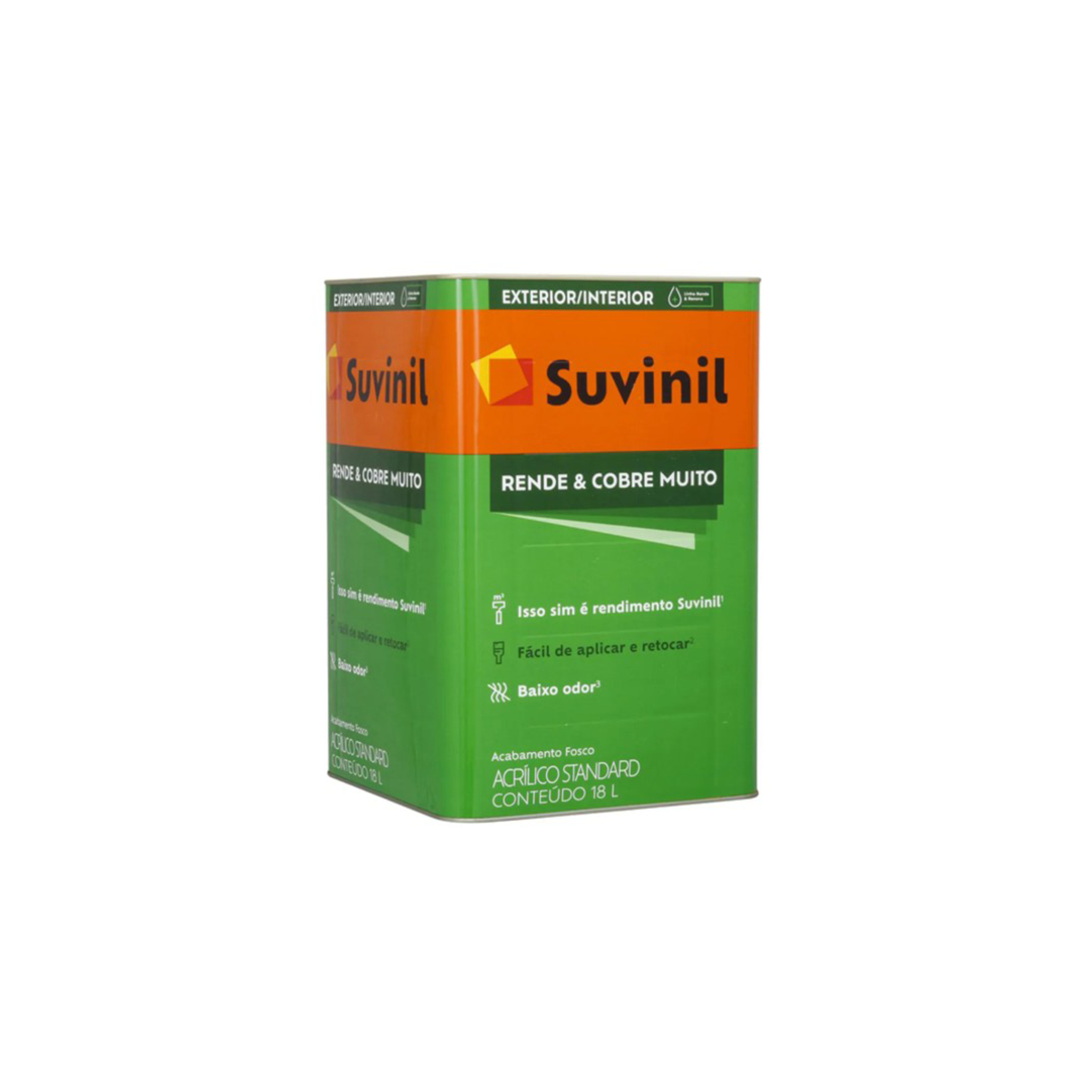 1200 2 16830 - SUVINIL ACR. STAND. RENDE E COBRE MUITO FOSCO BCO NEVE 18L - Imagem 1