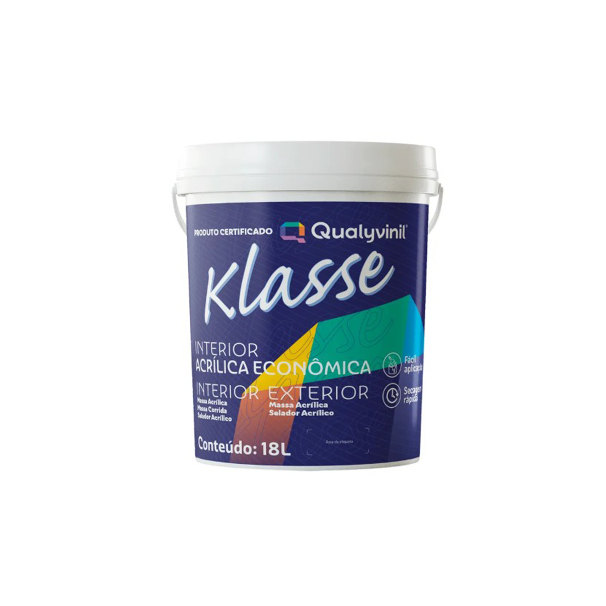 14 42919 - KLASSE ACRILICA ECONOMICA BRANCO 18L - Imagem 1
