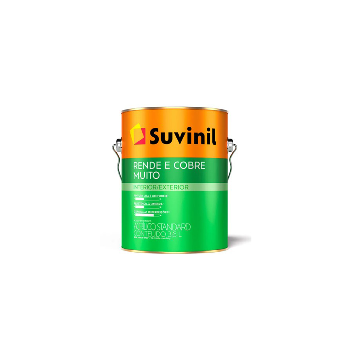 14 16828 - SUVINIL ACR. STAND. RENDE E COBRE MUITO FOSCO BCO NEVE 3,6L - Imagem 1
