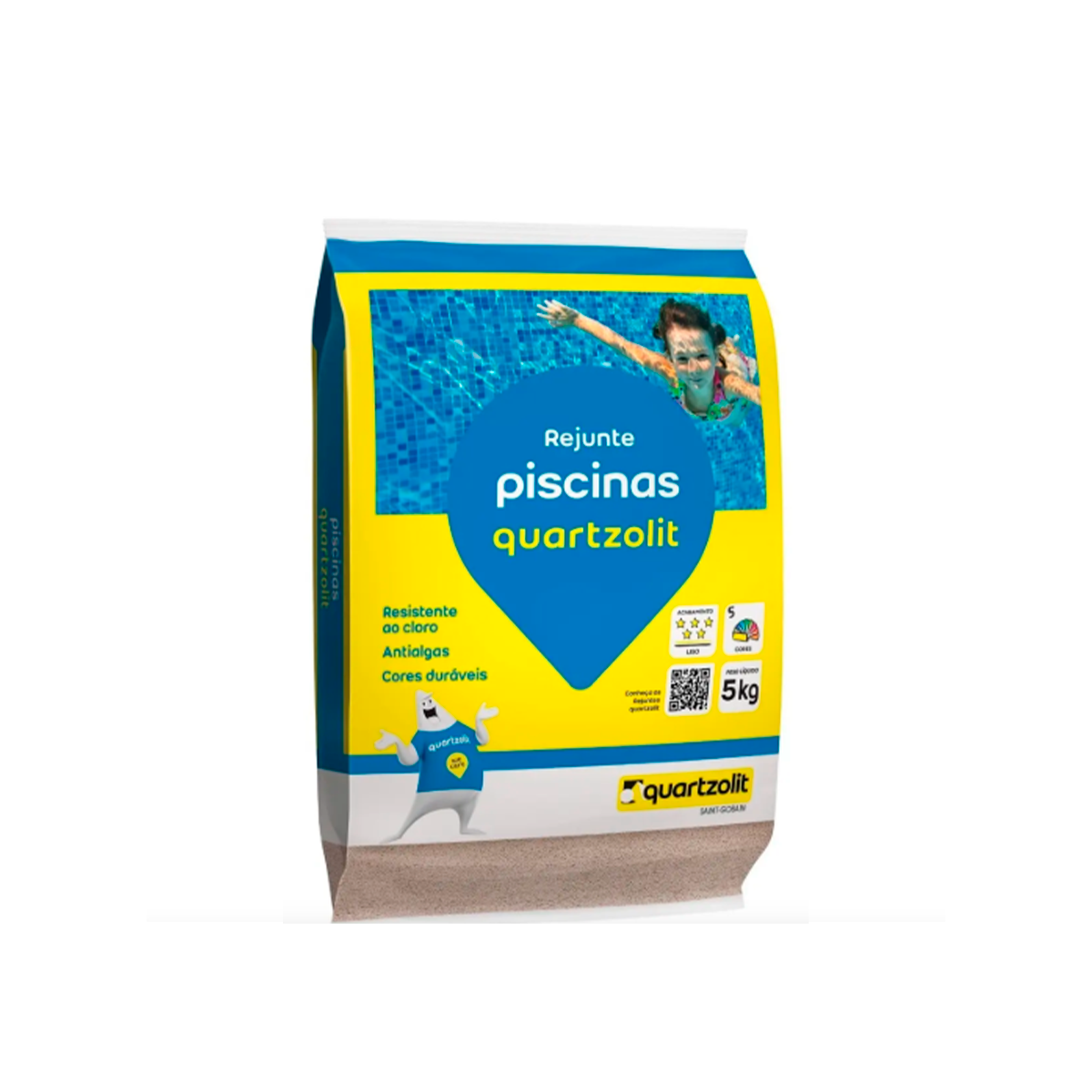 GABARITO PRODUTO NOVA BERTIOGA 38945 - QUARTZ REJUNTAMENTO PISCINAS 5KG VERDE FLORESTA - Imagem 1