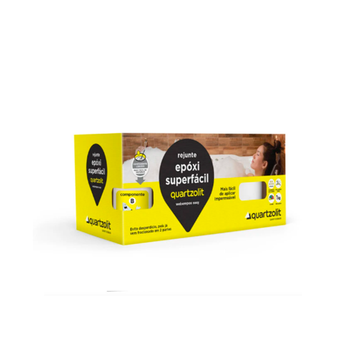 GABARITO PRODUTO NOVA BERTIOGA 13627 - QUARTZ REJUNTAMENTO EPOXI 1KG BRANCO - Imagem 1