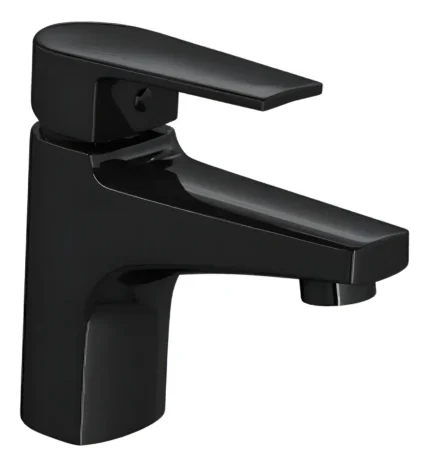 MISTURADOR MONOCOMANDO DE MESA BICA BAIXA PARA LAVATÓRIO LEVEL BLACK NOIR DECA - 2875.BL26.NO