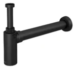 SIFÃO PARA LAVATÓRIO TOP ONIX DOCOL ENTR G 7/8 SAÍDA DN40 COR PRETO