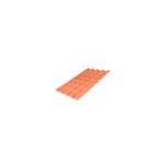 TELHA DE PVC 3,28X0,86 COLONIAL TERRACOTA / FIBRARTE-LUXTELHAS
