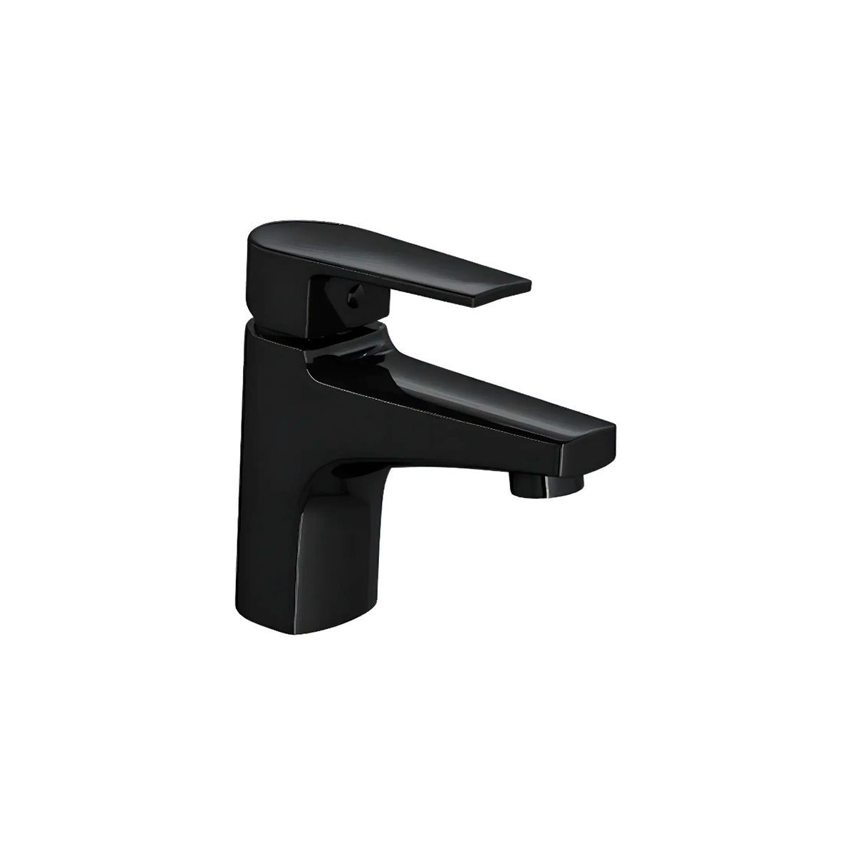 VERDE MISTURADOR MONOCOMANDO DE MESA BICA BAIXA PARA LAVATÓRIO LEVEL BLACK NOIR DECA - 2875.BL26.NO - Imagem 1